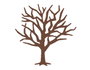 Misskuty Pochoir fin ZAG Halloween arbre sans feuilles