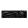 Unykach UK50545 Kit Clavier et Souris USB Filaire Noir 105 Touches AZERTY Espagnol Souris Optique 1200 DPI