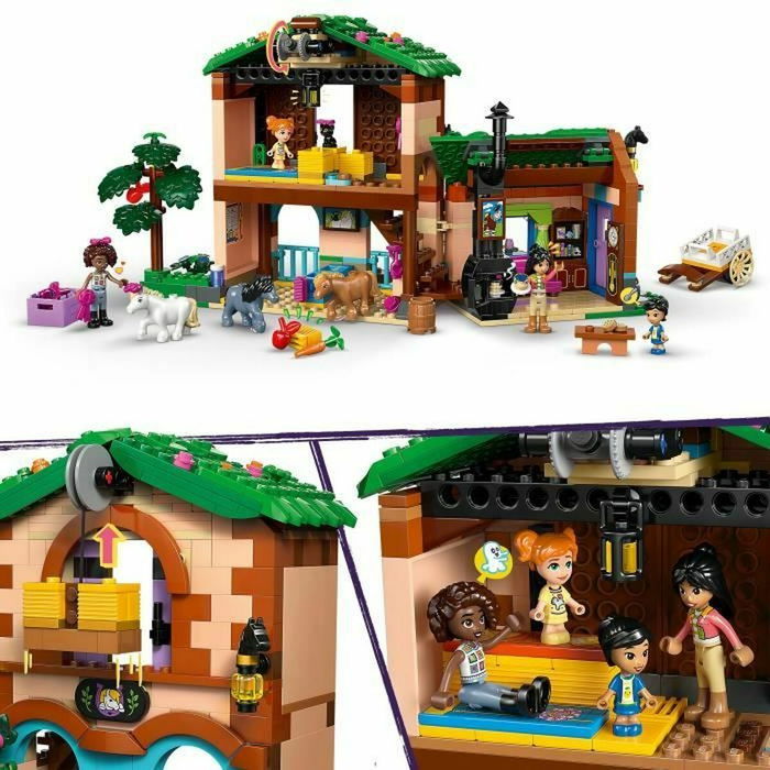 LEGO Friends 42654 Rancho de ponis y establos - Set de construcción para niñas de 7 años