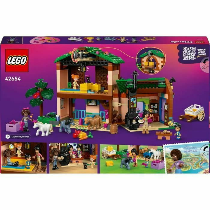 LEGO Friends 42654 Rancho de ponis y establos - Set de construcción para niñas de 7 años