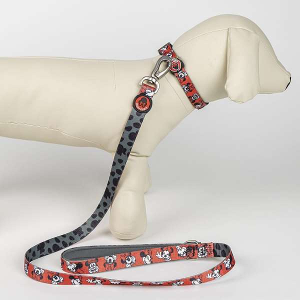Cerdá Correa Premium pour Chien M Minnie Taille M - Rouge pour Chiot