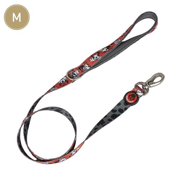Cerdá Correa Premium pour Chien M Minnie Taille M - Rouge pour Chiot