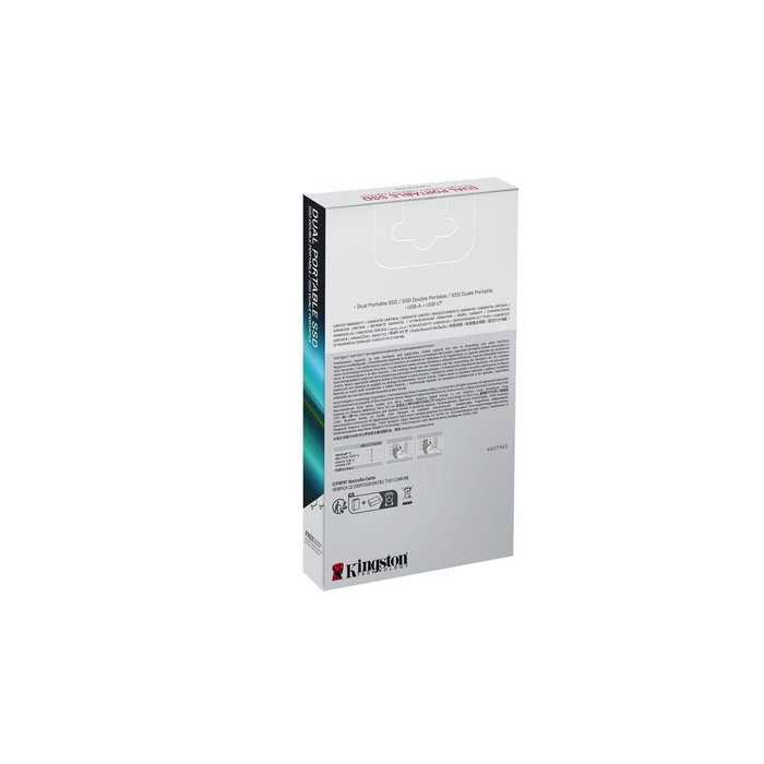 Disque Dur Externe Kingston SPSD/2TB Noir Rouge