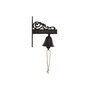 Cloche Home ESPRIT Marron Noir Corde Fer 14,5 x 7,5 x 18,5 cm