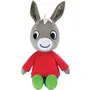 Jemini Peluche Trotro - Peluche d'âne géante 61 cm rouge pour bébé et enfant dès 2 ans