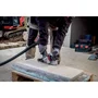 Metabo Meuleuse d'angle sans fil WVB 18 LT BL 11-125 Quick 18V - Professionnelle pour béton avec capot et serrage rapide