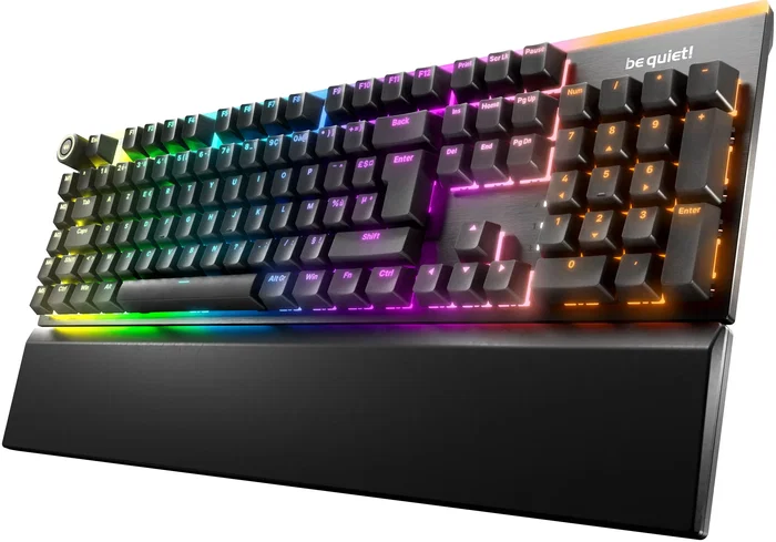 Be Quiet! Light Mount Clavier mécanique Gamer Silent Linear FR ISO ARGB