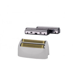 Bifull Tête de rasoir rétro silver avec pack de 2 peignes