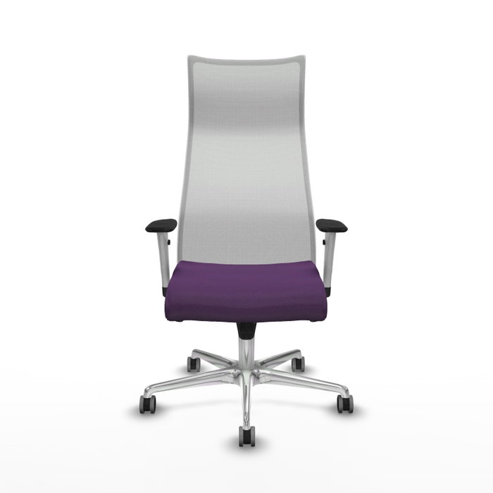 Piqueras y Crespo Chaise de Bureau Albacete Morado et Blanc