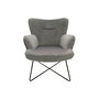 Siège DKD Home Decor Gris Métal 67 x 81 x 87 cm