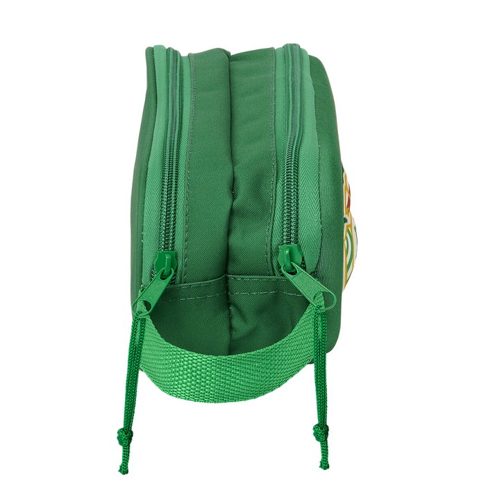 Safta Trousse Fourre-Tout Double 3D Real Betis Balompié Vert 21x8x6 cm