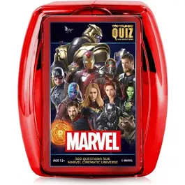 Winning Moves - Quiz Univers Cinématographique Marvel 500 Questions, Jeu de Société de Questions-Réponses, à Partir de 8 Ans