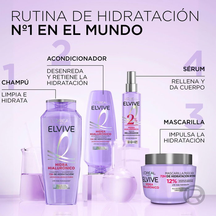 L'Oréal Paris Elvive Hydra Hyaluronic Shampooing 1000 ml L'Oréal Paris Elvive Hydra Hyaluronic Shampooing 1000 ml