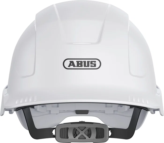ABUS SCATOR-E Casque de protection électrique industriel, 1500V DC / 1000V AC, ABS, blanc polaire, technologie PowerTriangle, 6 points, visière courte, Euroslot 30mm ABUS SCATOR-E Casque de protection électrique industriel, 1500V DC / 1000V AC, ABS, blanc polaire, technologie PowerTriangle, 6 points, visière courte, Euroslot 30mm