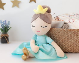 KioKids Peluche Princesse Bleu