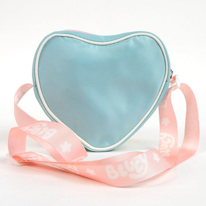 CERDÁ Sac à dos Bluey en forme de cœur - 15x14x4 cm - Composition: 80% polyester, 20% PU
