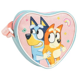 CERDÁ Sac à dos Bluey en forme de cœur - 15x14x4 cm - Composition: 80% polyester, 20% PU