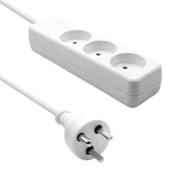 ProXtend Danish Power Strip 3-way 7M IT Blanc