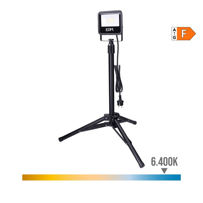 Projecteur EDM 70412 Noir F 30 W (6400 K) Projecteur EDM 70412 Noir F 30 W (6400 K)
