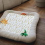 Domiva Tapis d'activités safari pour bébé Beige 100x100 cm