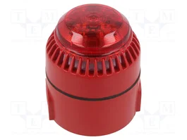 EATON ELECTRIC Avertisseur lumineux-sonore rouge avec sirène et lumière flash LED
