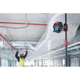 Bosch Professional GLL 3-80 C 0601063R00 Niveau Laser 3 Lignes 360°, Bluetooth, Portée 120 m, Noir et Bleu