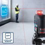 Bosch Professional GLL 3-80 C - Niveau Laser 3 Lignes 360°, Bluetooth, 120 m