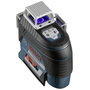 Bosch Professional GLL 3-80 C Niveau Laser 3 Lignes 360°, Bluetooth, 120 m, Noir et bleu
