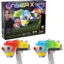 LANSAY Laser X Double Blaster Evolution Ultra - Jeu de tir laser avec portée de plus de 90 mètres - Pour enfants dès 6 ans - Référence 87552
