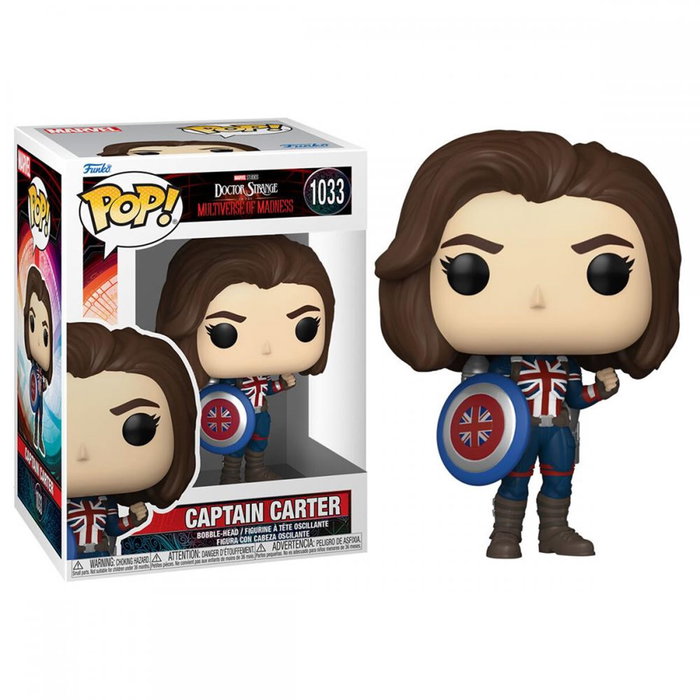 Funko Pop Marvel Capitaine Carter Doctor Strange dans le Multivers de la Folie Funko Pop Marvel Capitaine Carter Doctor Strange dans le Multivers de la Folie