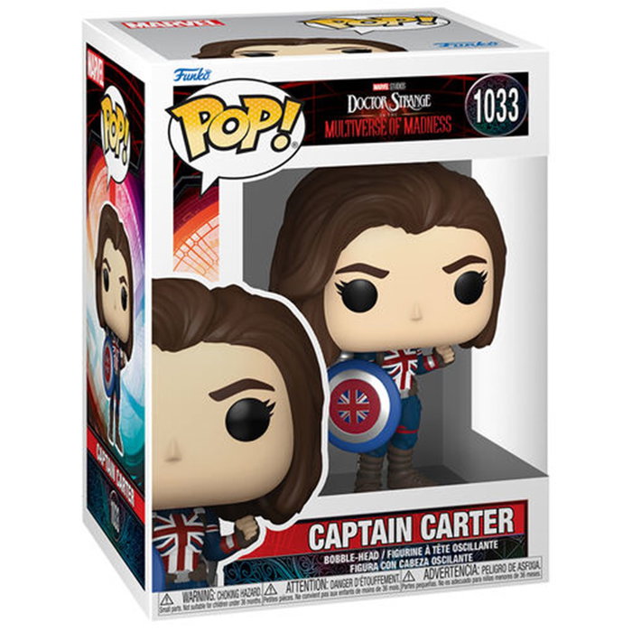 Funko Pop Marvel Capitaine Carter Doctor Strange dans le Multivers de la Folie Funko Pop Marvel Capitaine Carter Doctor Strange dans le Multivers de la Folie