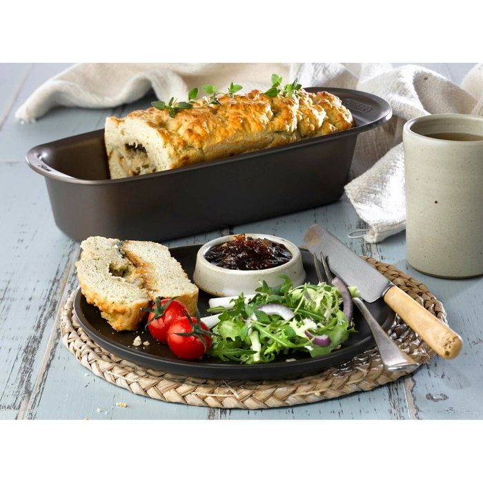 Pyrex Moule à Cake 1452011 en Acier Carbone Chocolat