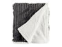 GIFTDECOR Manta Pana Gris foncé