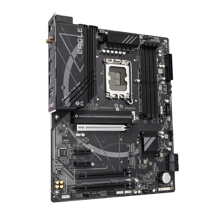 Gigabyte Carte mère Z790 EAGLE AX ATX Intel Z790 LGA 1700 Socket avec Wi-Fi 6E, DDR5, PCIe 5.0, 3x M.2, USB 3.2 Gen 2, 2.5GbE LAN, Q-Flash Plus, RGB Fusion 2.0