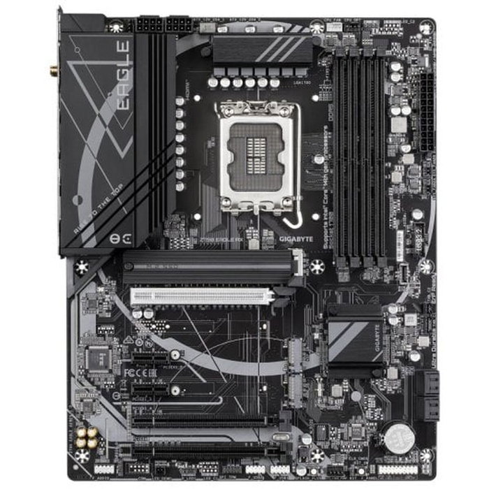 Gigabyte Carte mère Z790 EAGLE AX ATX Intel Z790 LGA 1700 Socket avec Wi-Fi 6E, DDR5, PCIe 5.0, 3x M.2, USB 3.2 Gen 2, 2.5GbE LAN, Q-Flash Plus, RGB Fusion 2.0