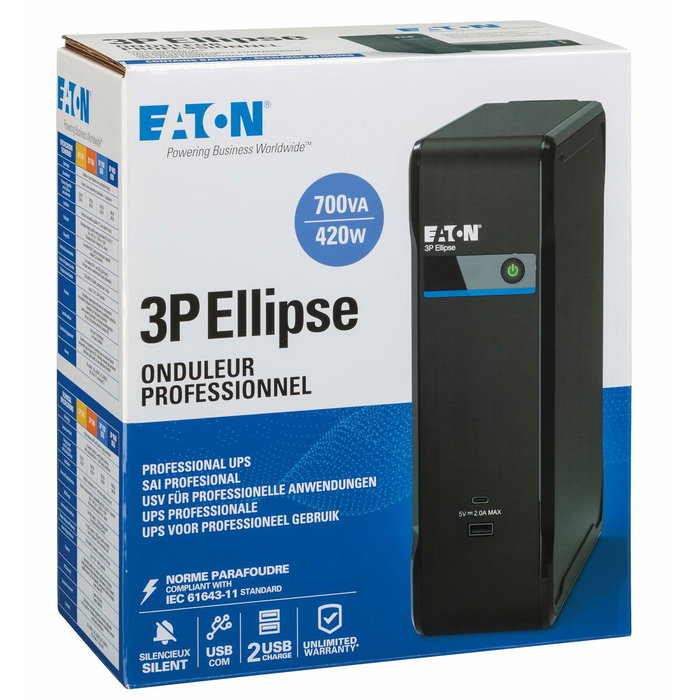 Eaton Ellipse 3P700UF 700VA 420W