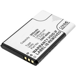 CoreParts Batterie mobile pour Doro, 900mAh, 3,7V, Noir