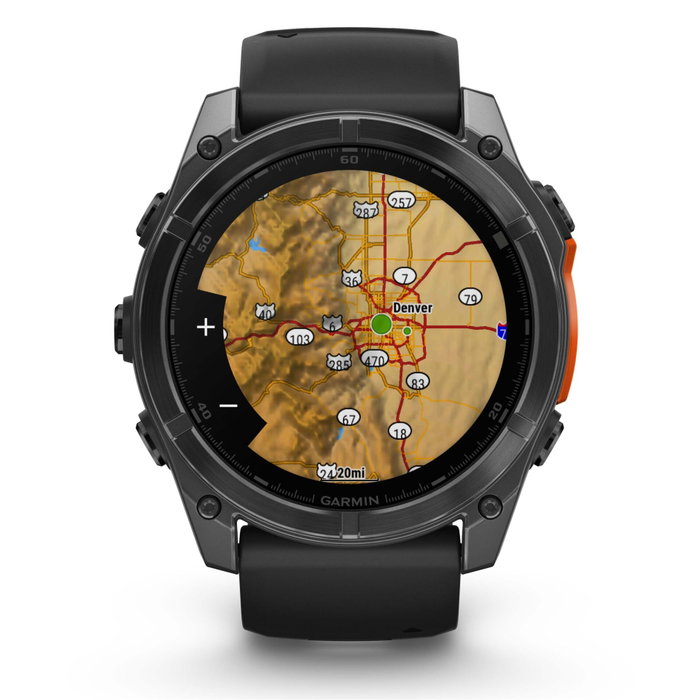 Garmin fenix 8 (51mm) noir/gris ardoise Garmin fenix 8 (51mm) noir/gris ardoise
