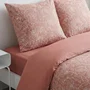 Today Parure de Lit Imprimé Floral Vieux Rose 240 x 220 cm