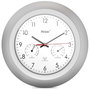 Mebus 19450 Horloge murale radio-commandée avec thermomètre et hygromètre