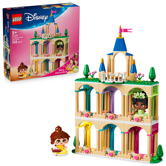 LEGO Disney Princess Belle et Tiana Miniatures avec un Château 43291