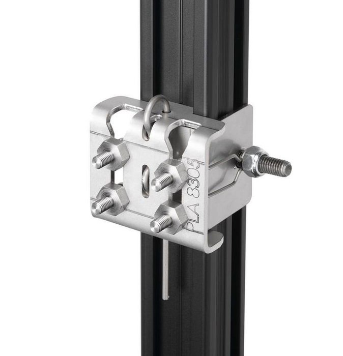 Vogel's PLM 8030 - Profilé vertical pour mur vidéo universel en aluminium, longueur 3000 mm, extensible et ajustable