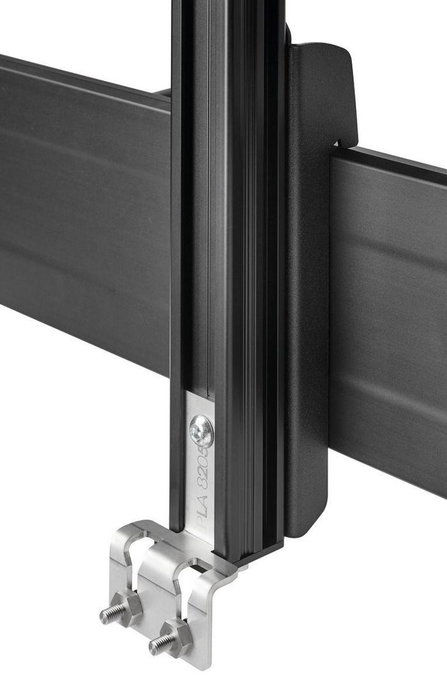 Vogel's PLM 8030 - Profilé vertical pour mur vidéo universel en aluminium, longueur 3000 mm, extensible et ajustable