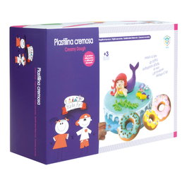 DEQUBE Set de pâte à modeler crémeuse 5 modèles en 1