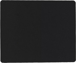 eSTUFF Tapis de souris Noir 18 x 22 cm