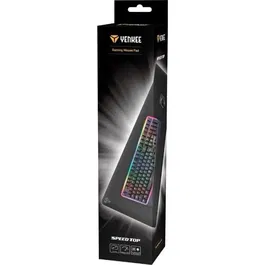 Yenkee YPM 90 Tapis de Souris Gaming SPEED TOP XL (900 x 400 mm) - Polyester - Surface Rapide pour Capteurs Optique et Laser - 4 mm d'Épaisseur
