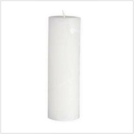 CERABELLA Bougie CALINA BLOQUE N1 blanche 6x20cm lot de 4