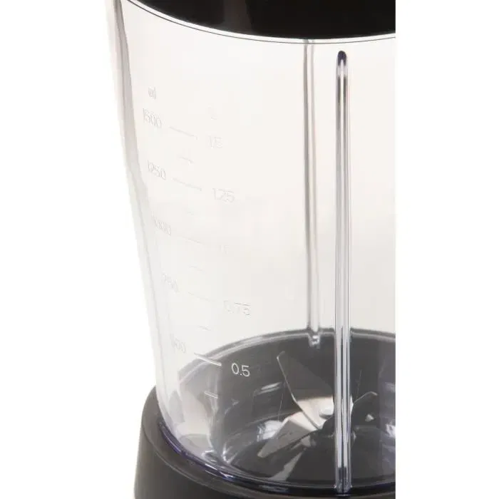 Domo DO9203BL Mixeur Blender, 500 W, Carafe Graduée sans BPA 1,5 L, 4 Lames, 2 Vitesses, Gris