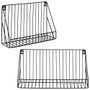 Home Deco Factory Lot de 2 étagères en fil de fer