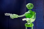 Tortues Ninja (Mirage Comics) figurine Transmat Fugitoid GID 18 cm